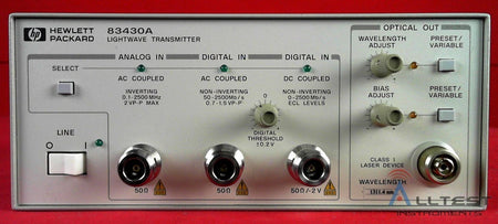 Agilent Keysight 83430A-130 Lightwave Digital Source (0334)