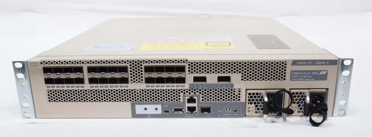 Cisco Catalyst C6824-X-LE-40G 24x10GE + 2x40GE Ethernet Switch C6840-X
