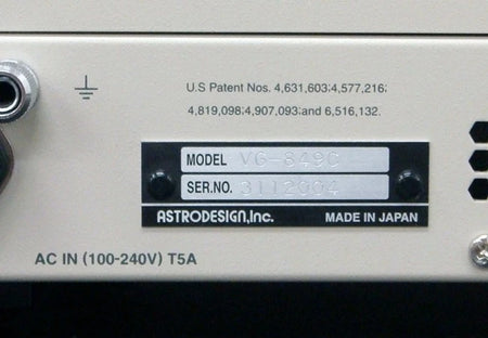ASTRO DESIGN VG849C HDMI DVI Video Programable Generater