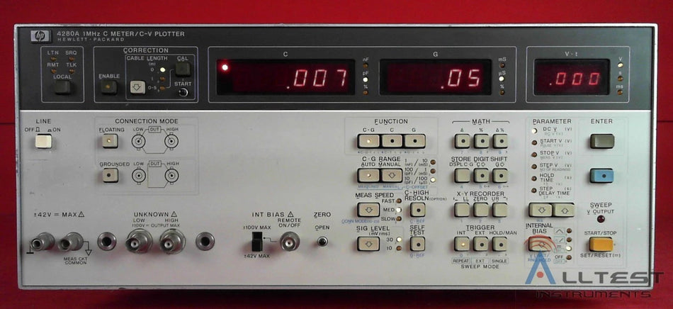 HP Agilent Keysight 4280A Capacitance Meter and C-V Plotter 2523J01207