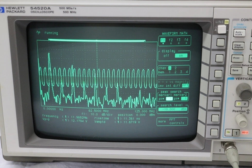 HP 54520A DC-500MHz 2ch Digital Oscilloscope