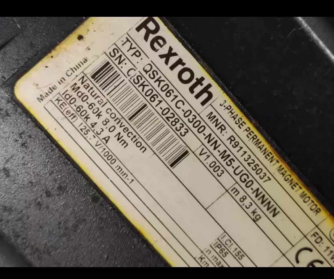 QSK061C-0300-NN-M5-UG0-NNNN R911325037 Product