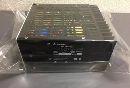 Gould P/N MG15-16C DC Power Supply, Input 115-120V or 220-240V, Output 15V 16A
