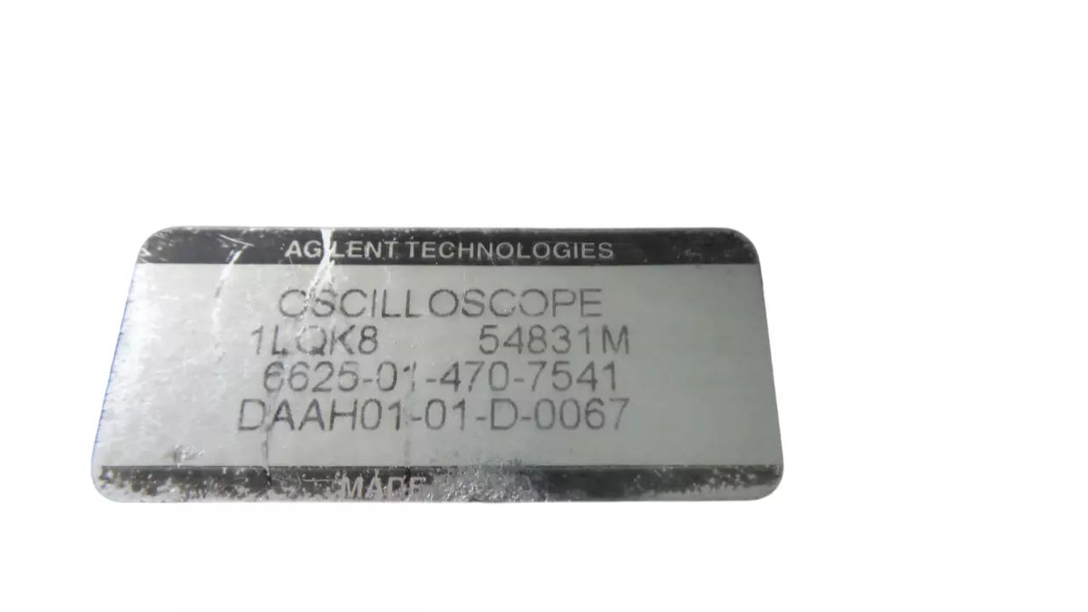 Agilent 54831M Infiniium Oscilloscope 600 MHz 4 GSa/s