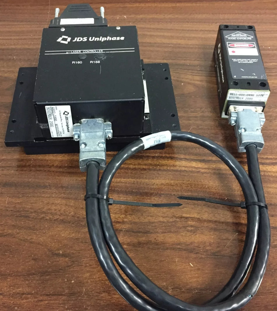 JDS Uniphase 4611-010-0498 µGreen-SLM Laser with 4802-1000 µ-Laser Controller