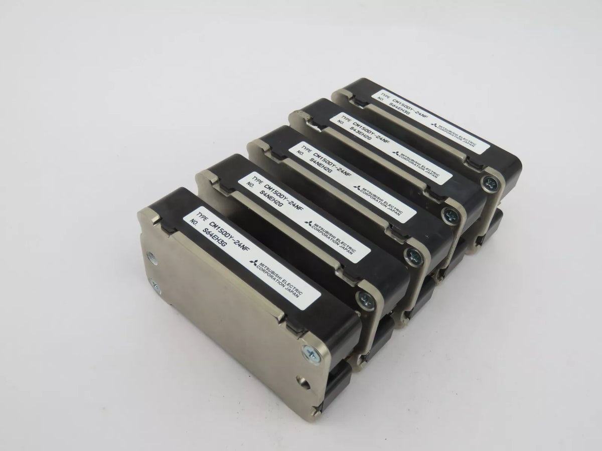Set of 5 Mitsubishi Electric CM150DY-24NF IGBT Module 150 Amp 1200V Lot