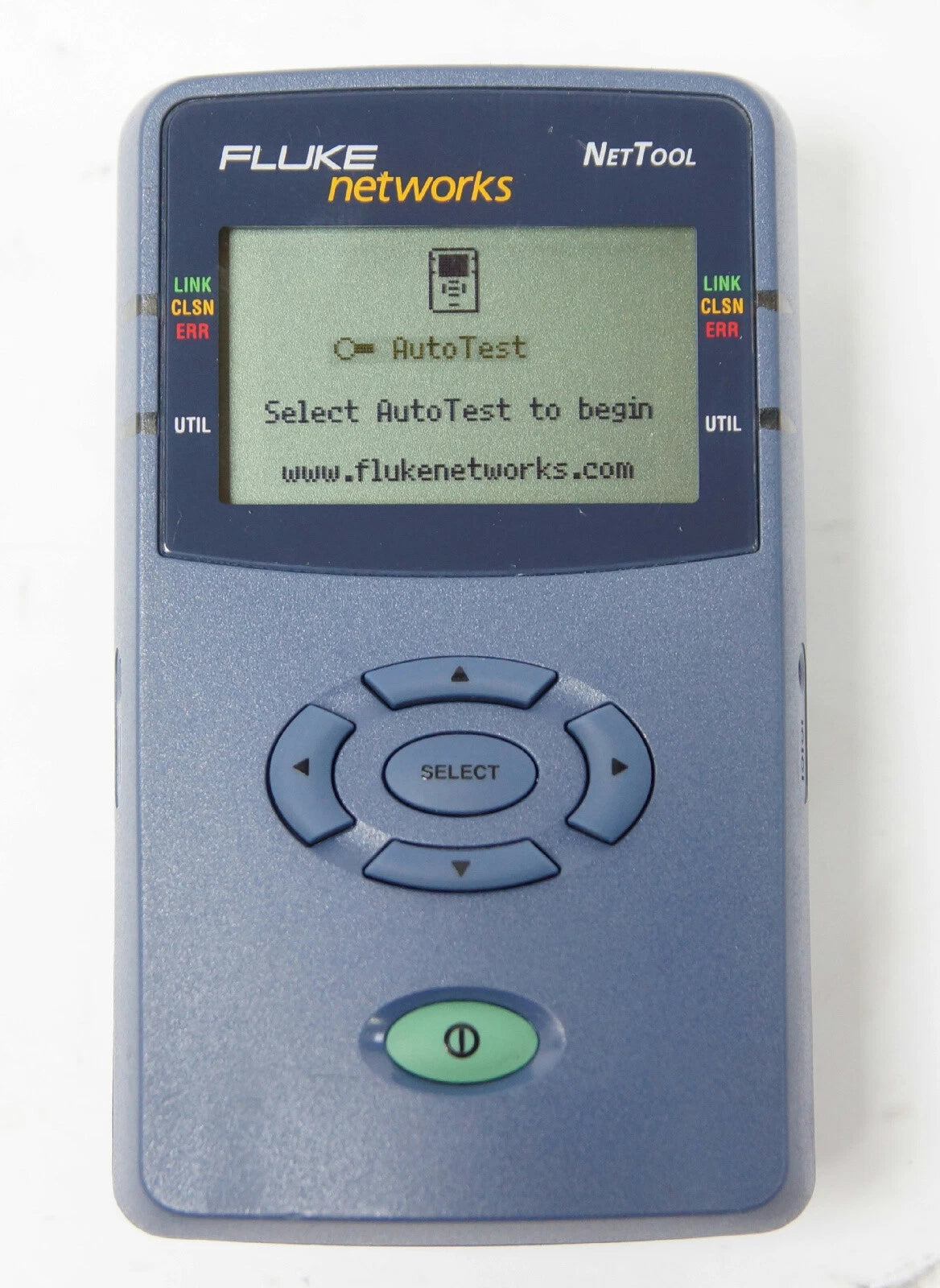 Fluke NetTool 10/100 Inline Network Connectivity Tester with Case