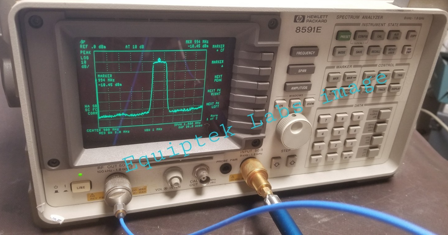 HP 8591E Spectrum Analyzer with Tracking Generator 1.8 GHz