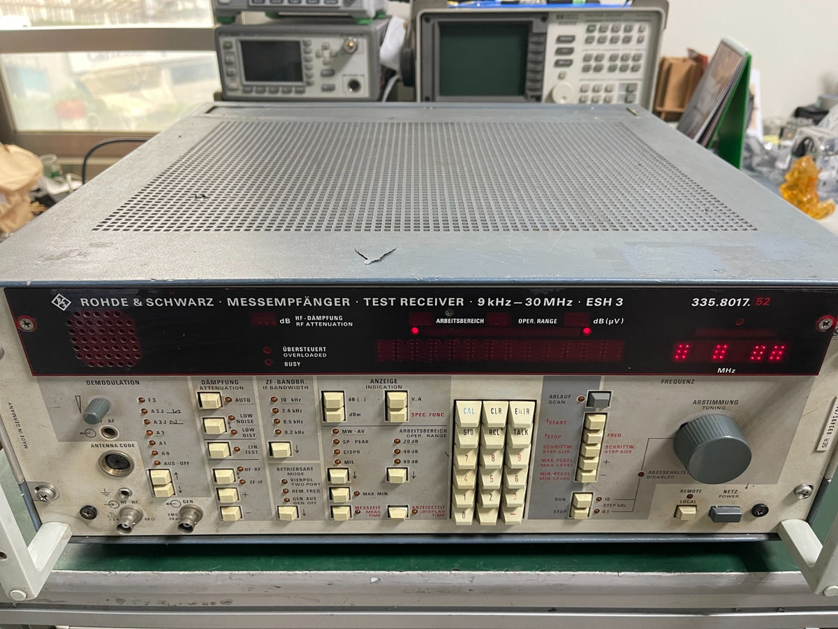 Rohde & Schwarz ESH3 EMI Test Receiver 9KHz - 30MHz - XG eqpt