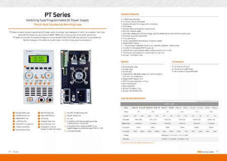 ODA PT100-2 Switching Type Programmable DC Power Supply 100V 2A 200W - XG eqpt