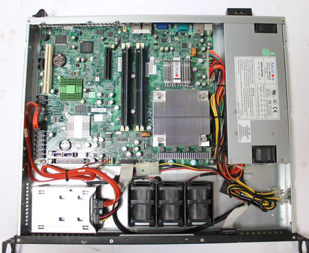 Supermicro 1U Server Intel E5300 2GB RAM 2x 160GB HDD with 410W DC Power Supply