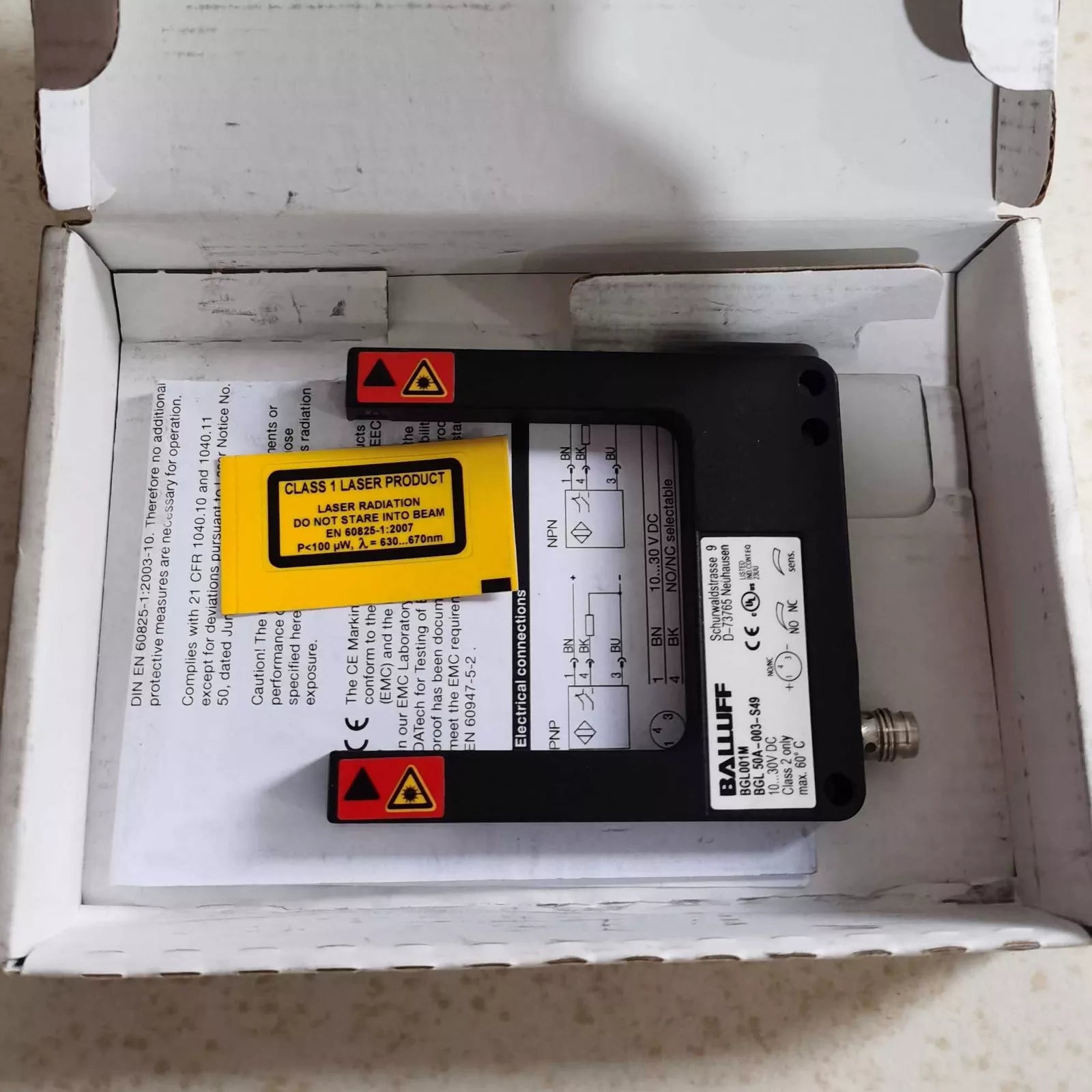 Balluff BGL 50A-003-S49 Photoelectric Switch 1PC Expedited Shipping