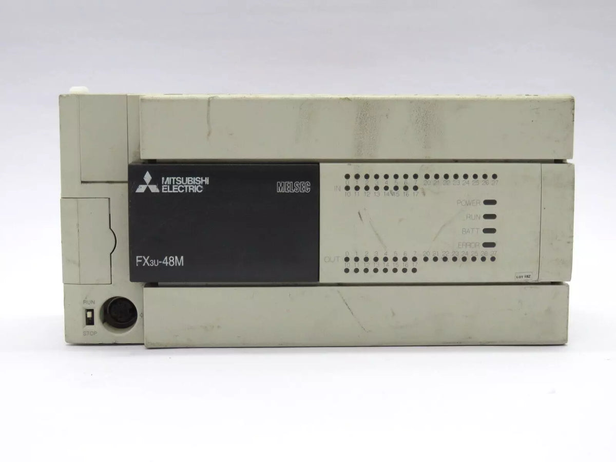 Mitsubishi FX3U-48M Base Programmable Controller 100-240 VAC