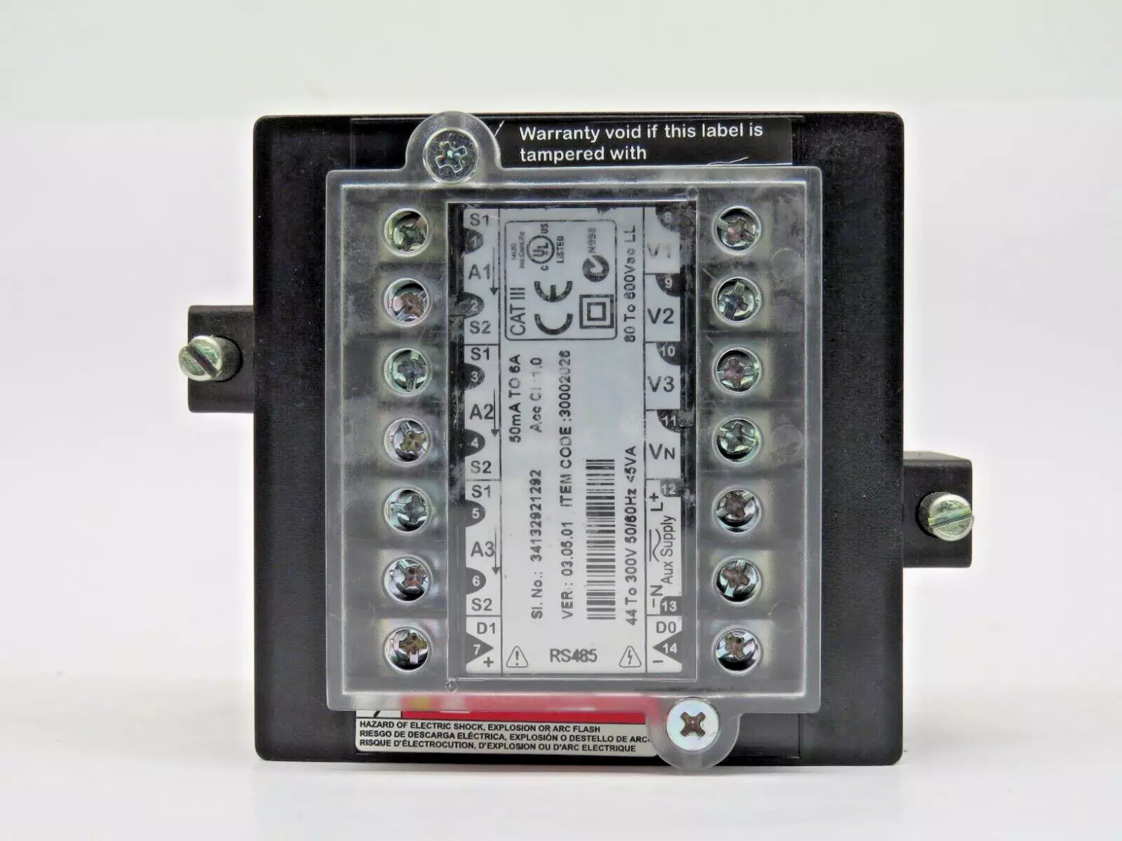 Schneider Electric EM6438 Conzerv Power Meter Programmable Mutlifunction