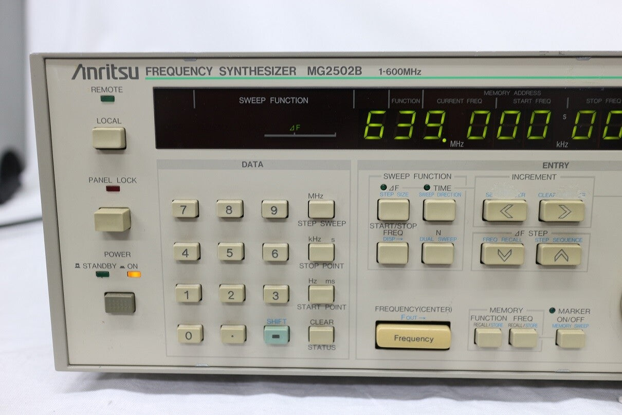 1Hz-600MHz Frequency Synthesizer by ANRITSU