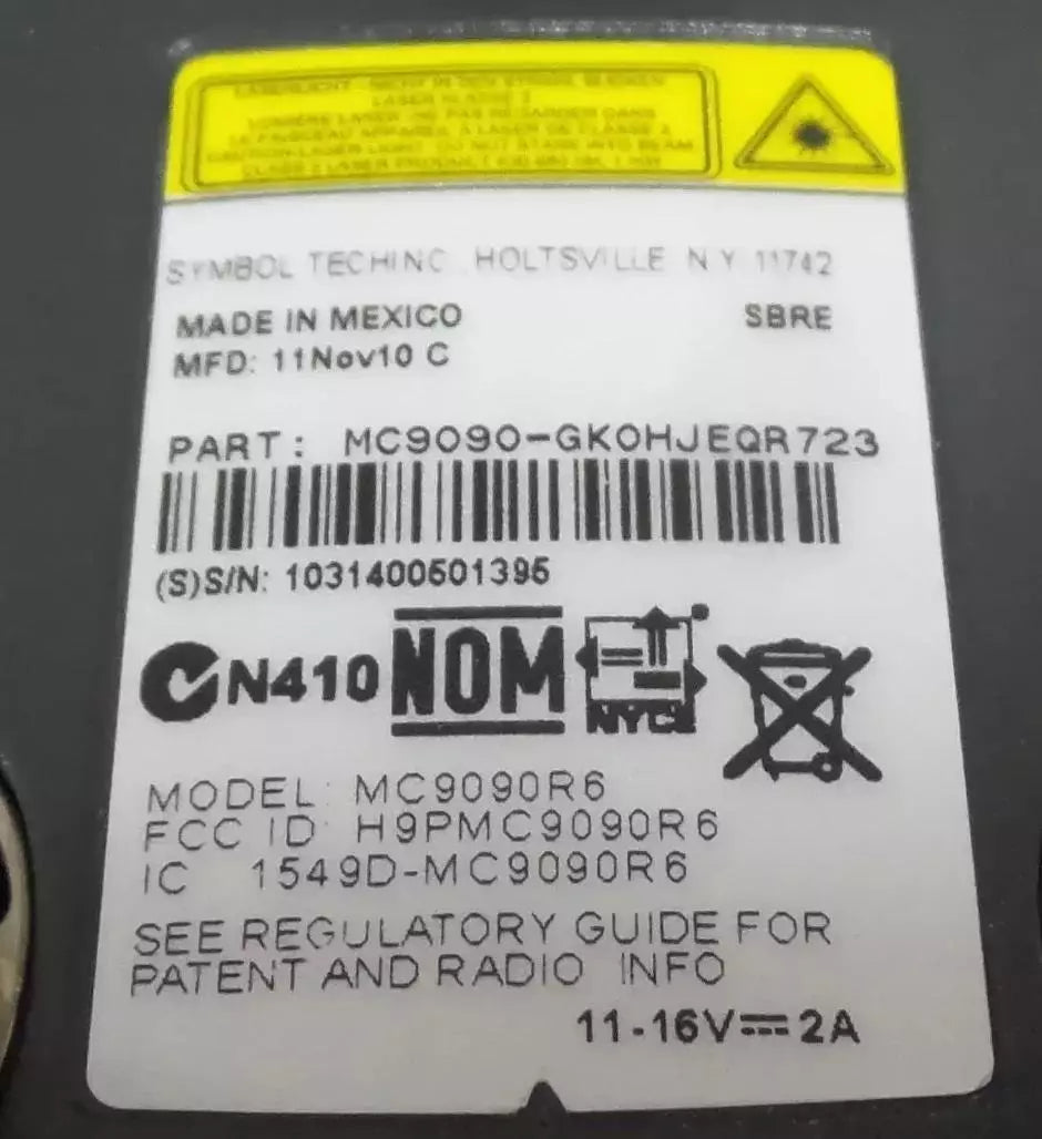 Motorola Barcode Scanner Model MC9090-GKOHJEQR723
