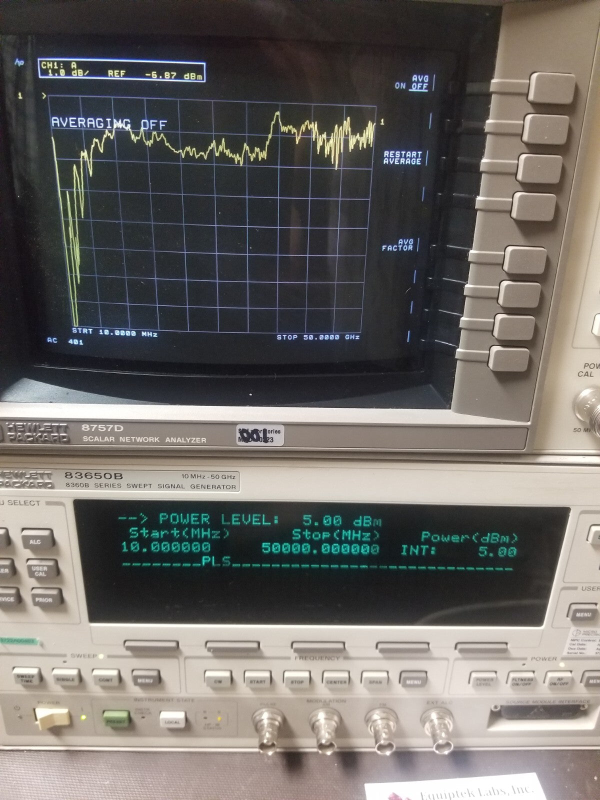 HP 83650B Signal Generator 10-50 GHz