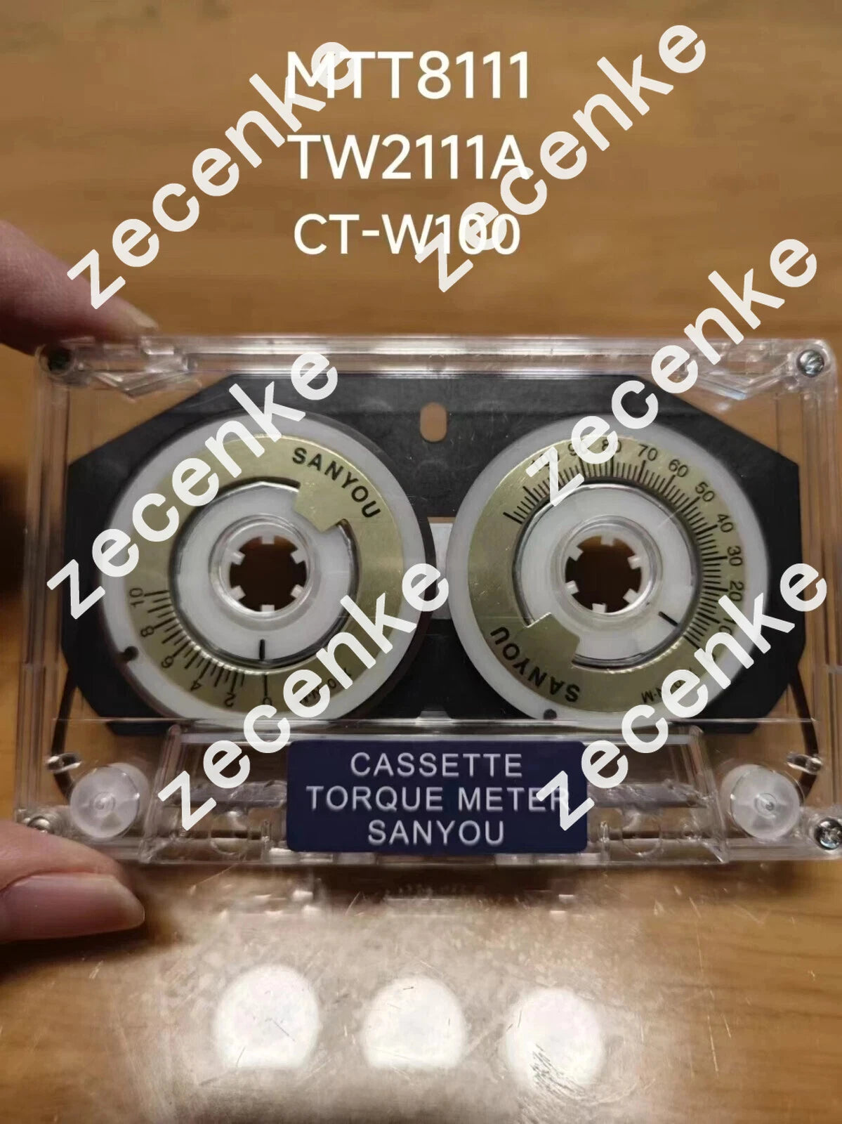 Sony TW-2111A CT-W100 CASSETTE TORQUE METER Torque Gauge Test Tape