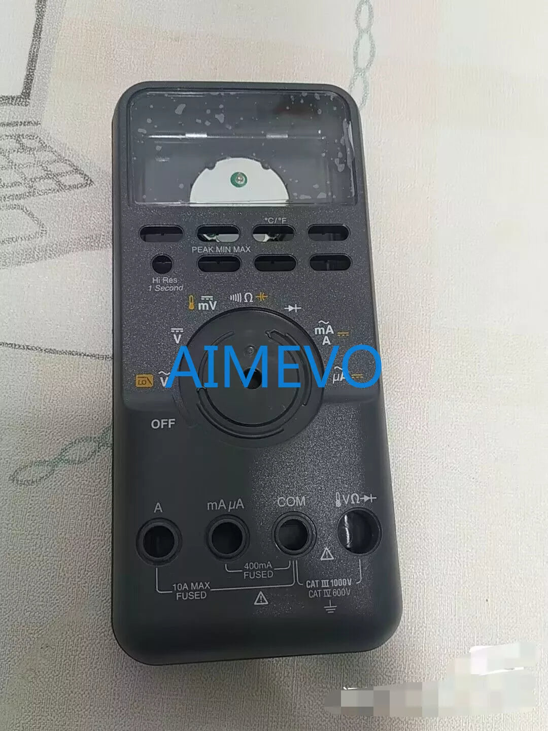 Replacement Front and Back Shell Compatible with Fluke 87V Multimeter - Top and Bottom Cover Included