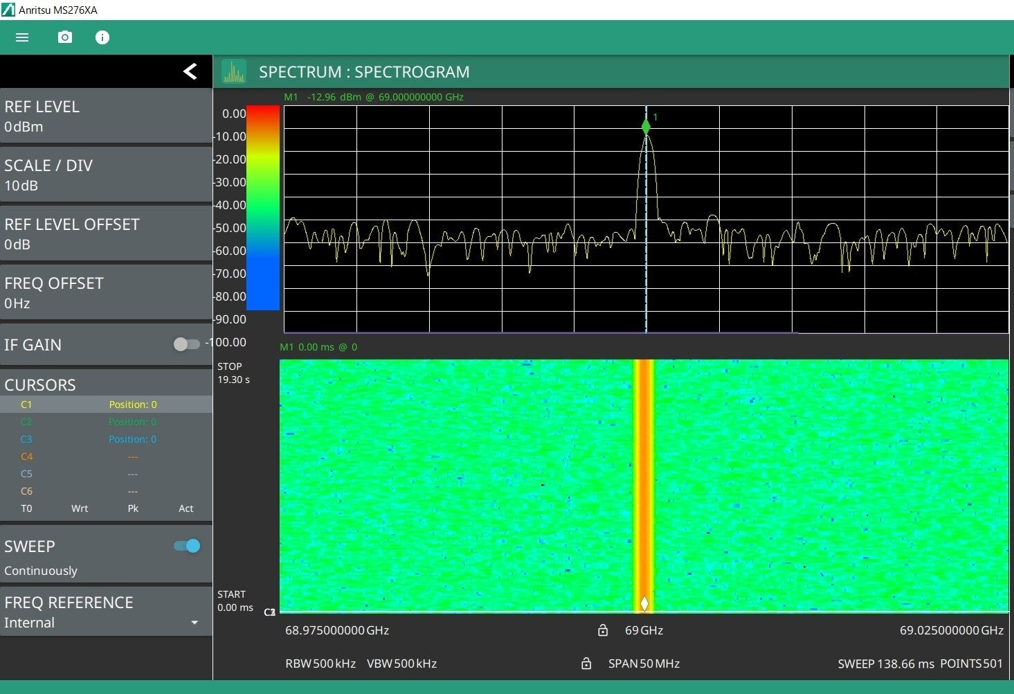 Anritsu MS2760A-0070 Spectrum Analyzer