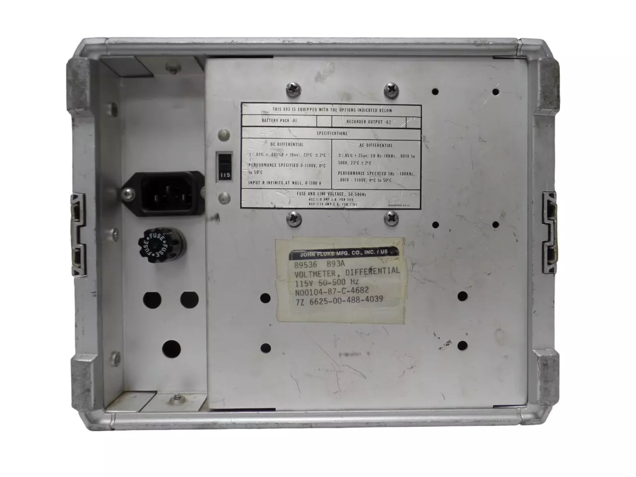 Fluke 893A AC DC Differential Voltmeter - Precision Measuring Tool
