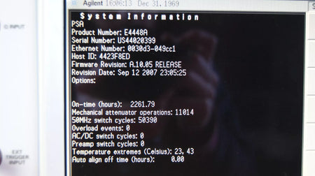 Agilent Keysight E4448A US44020399 PSA Series Spectrum Analyzer
