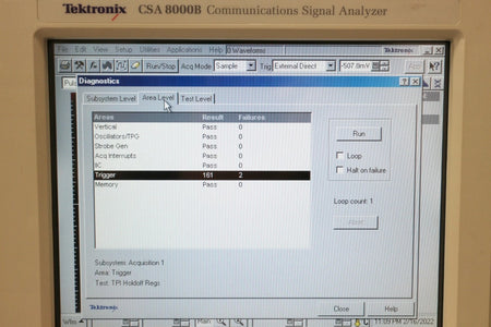 Tektronix CSA8000B Communication Signal Analyzer main Frame