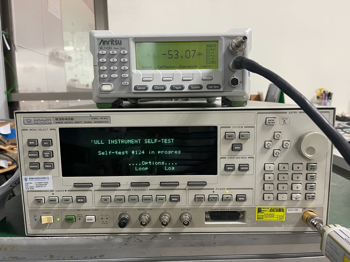 HP Agilent 83640B 10MHz-40GHz Synthesized Sweep Signal Generator _330_AS-IS - XG eqpt