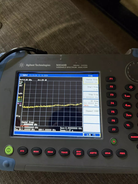 Agilent N9340B Handheld RF Spectrum Analyzer (HSA), 3 GHz