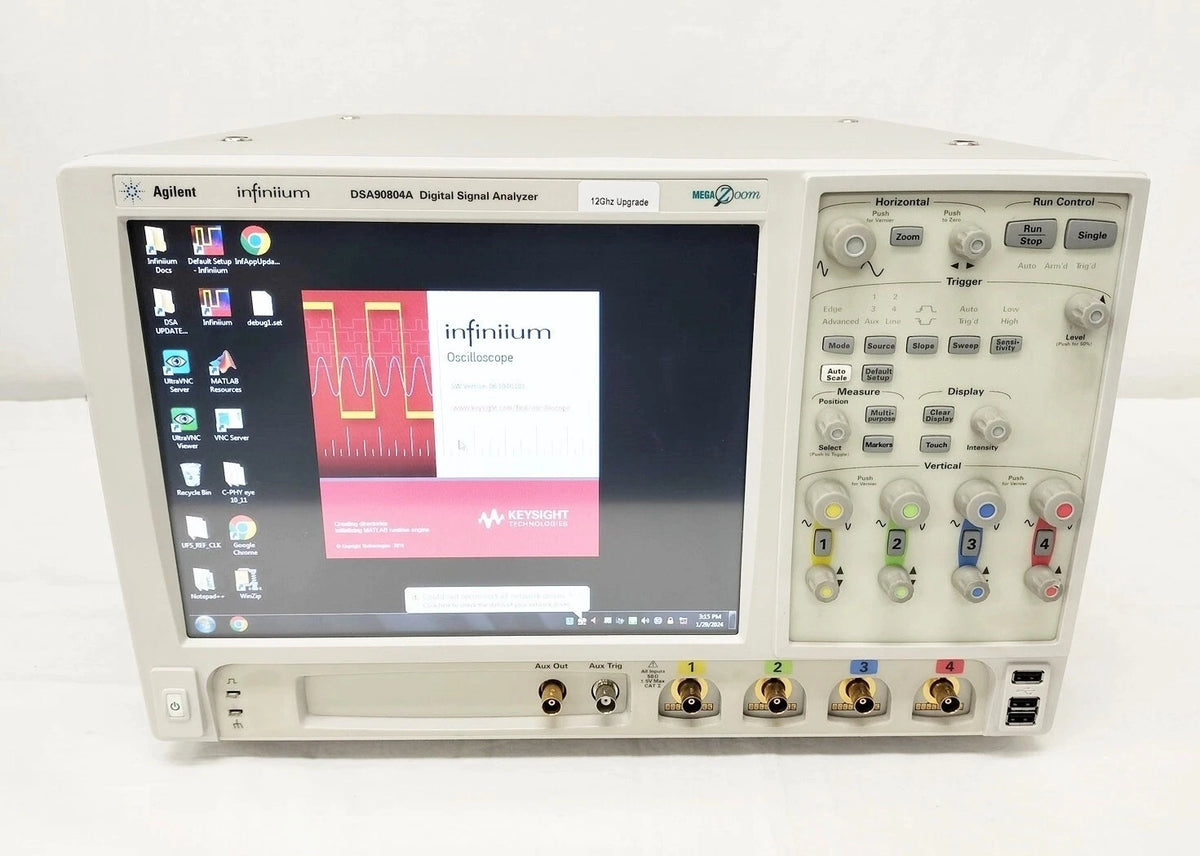 Agilent DSA91204A(Upgrade) 12GHz Infiniium Oscilloscope