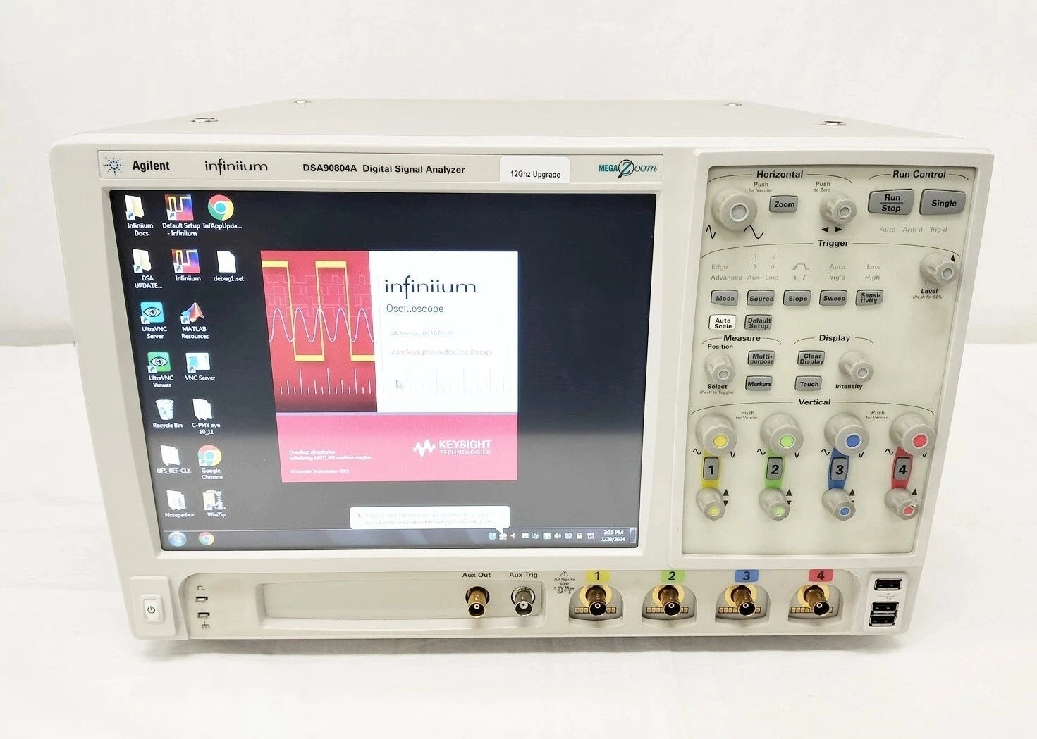 Agilent DSA91204A(Upgrade) 12GHz Infiniium Oscilloscope