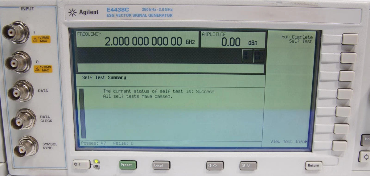 Agilent E4438C 2GHz ESG Vector Signal Generator OPT 1E5 502