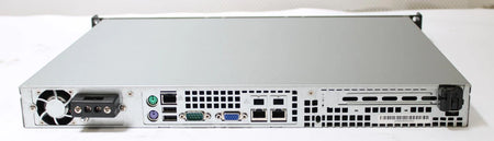 Supermicro 1U Server Intel E5300 2GB RAM 2x 160GB HDD with 410W DC Power Supply
