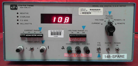 Clarke-Hess 258 92309 V-A-W Meter
