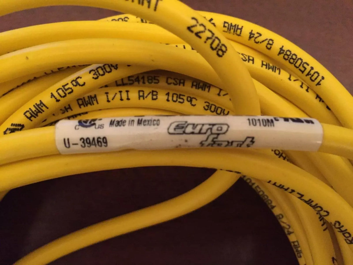 Turck RKC 8T-9/S715 M12 EUROFAST Cordset 9 Meters