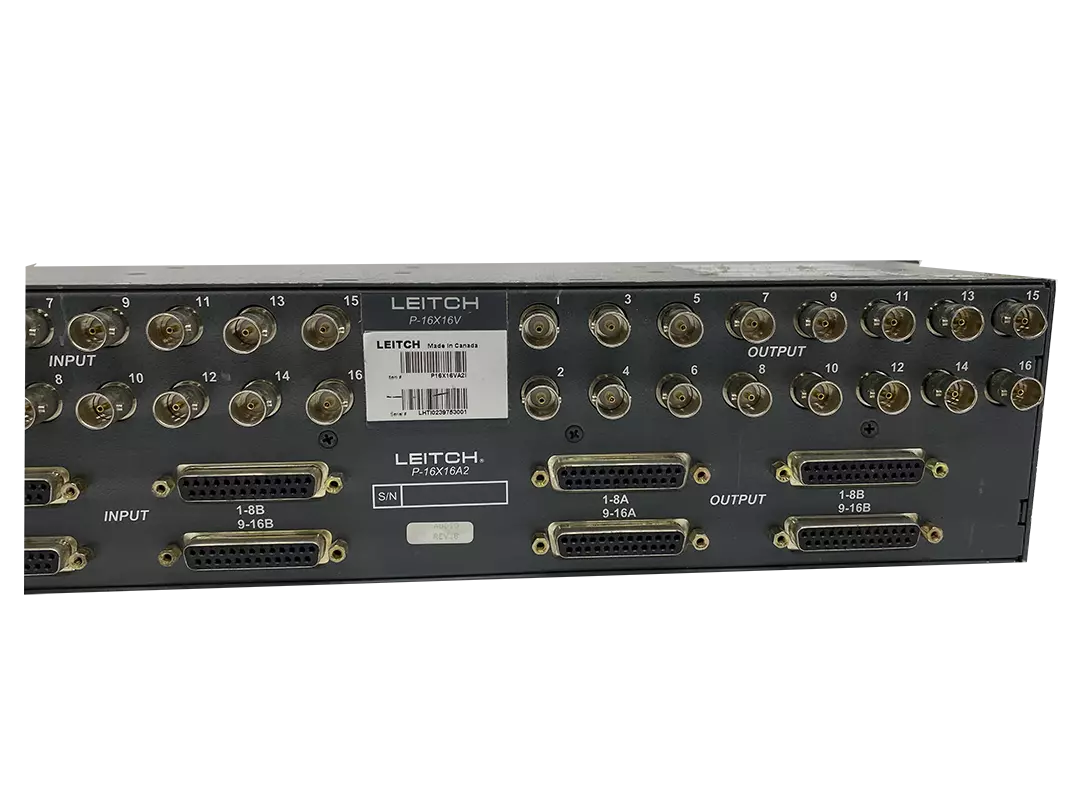 Leitch PANACEA P16X16VA 2RU Video Router SD with Embedded Audio