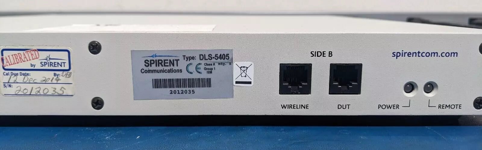 Spirent DLS-5405 VDSL2 Noise Injection Unit