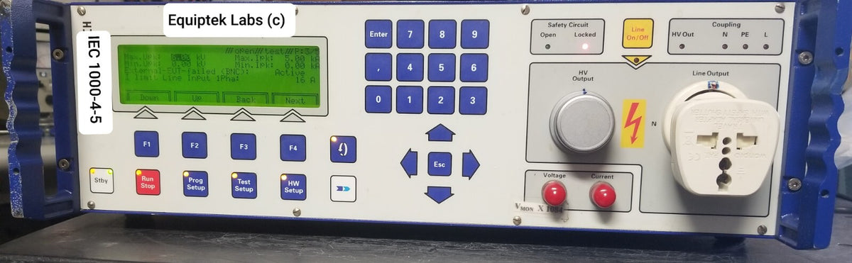 Surge Generator for EN 61000-4-5 Standards Compliance Test by Haefely