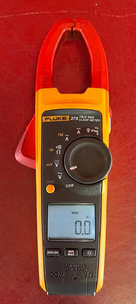 Fluke 375 True RMS AC/DC Clamp Meter, SN 30910574WS