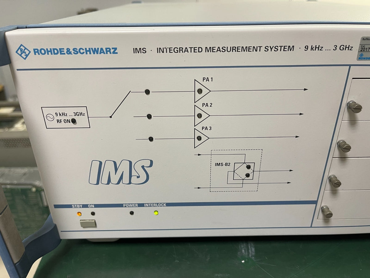 Rohde & Schwarz IMS Integrated Measurement System 9kHz-3GHz , Interlock key _002 - XG eqpt