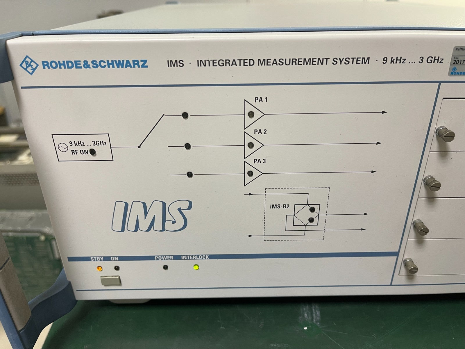 Rohde & Schwarz IMS Integrated Measurement System 9kHz-3GHz , Interlock key _002 - XG eqpt