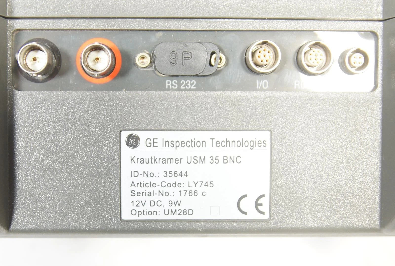 GE Inspection Krautkramer USM 35 BNC Ultrasonic Flaw Detector