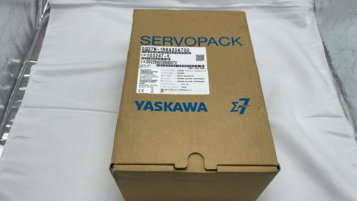 SGD7W-1R6A20A7 Servo Driver by Yaskawa