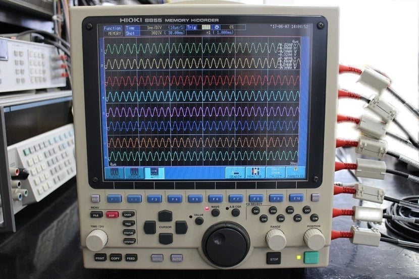 HIOKI 8855 + 8950*8 8ch 512MW 10MHz Memory Hi-Corder