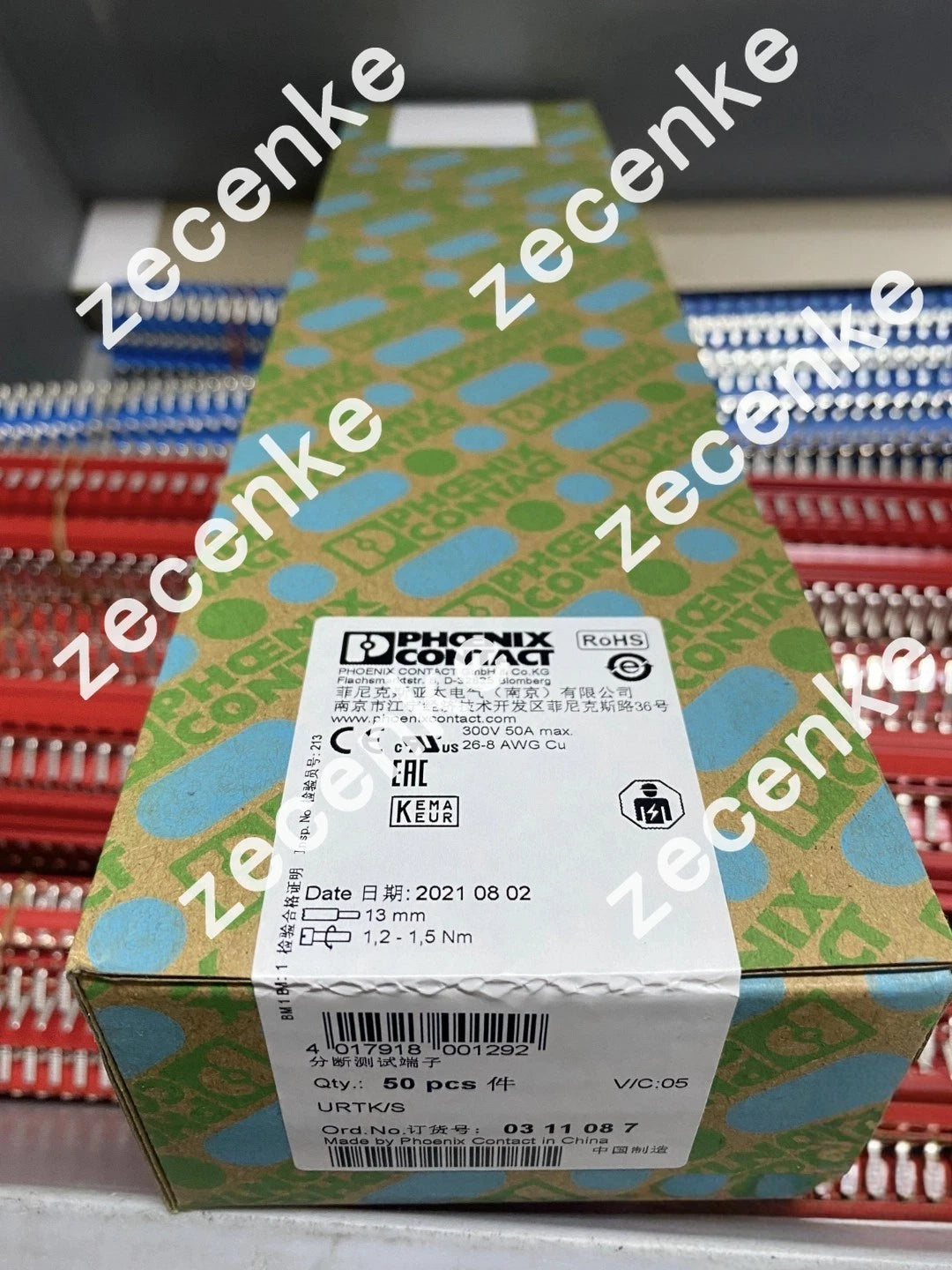 50Pcs/Box New for PHOENIX CONTACT Terminals URTK/S 0311087
