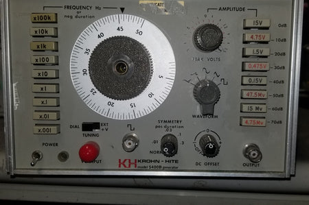 Krohn-Hite 5400B Function Generator 5mHz - 5MHz