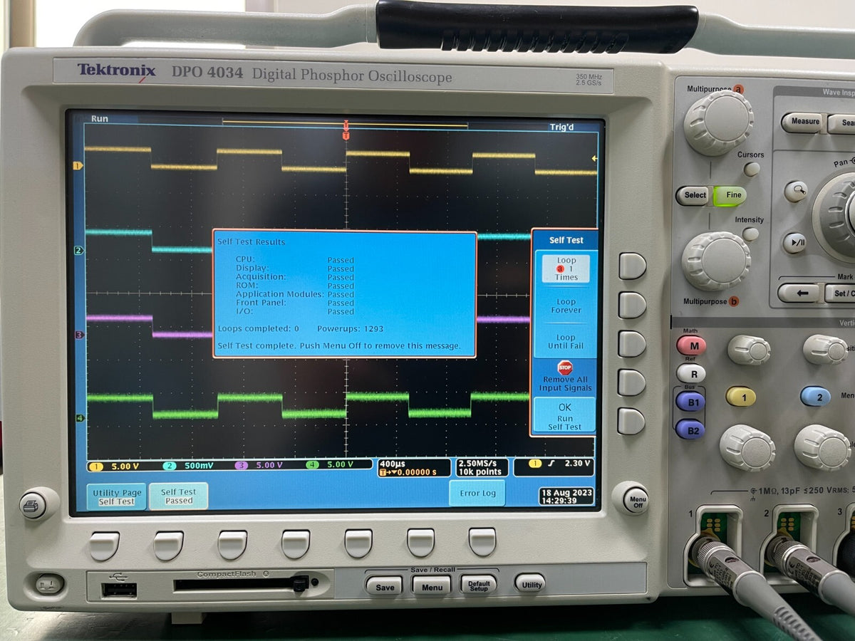 Tektronix DPO4034 Digital Phosphor Oscilloscope 350MHz 4 Channel , 2.5GS/s _2594