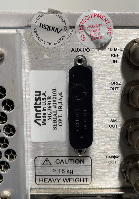 Anritsu MG3691B 10MHz to 10 GHz Signal Generator with Option 2A 4