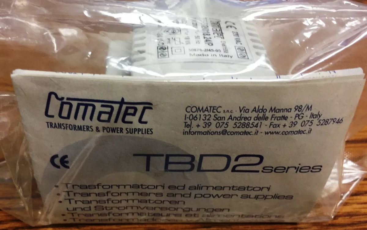 Comatec TBD2-018-24-P Power Supply, 24V 18W for Industrial Use