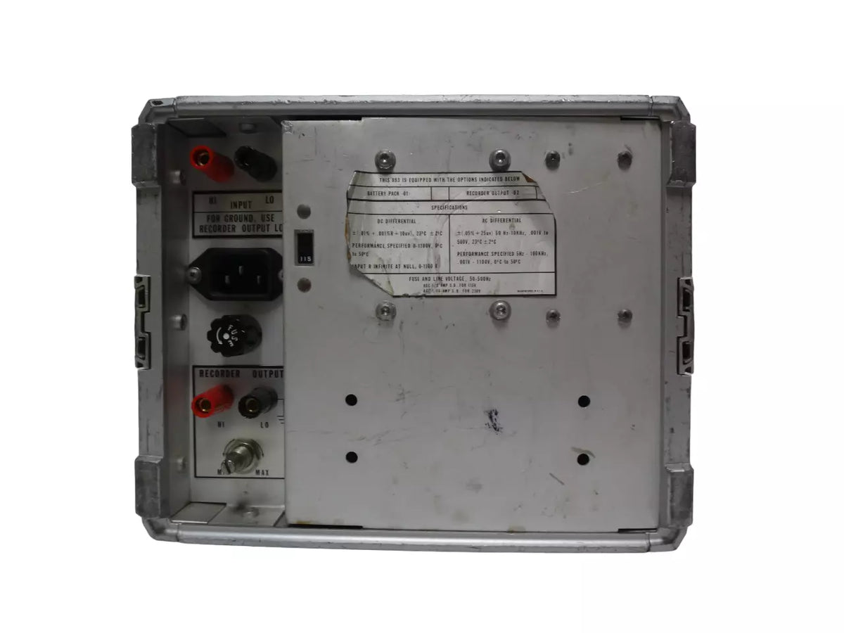 Fluke 893A AC DC Differential Voltmeter - High Accuracy Measurement Tool